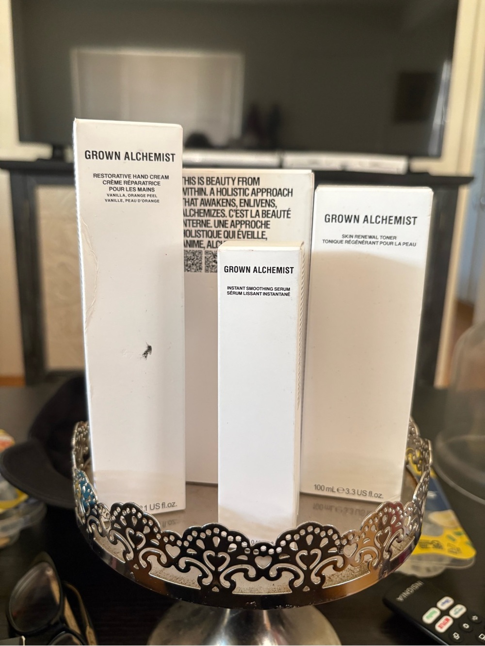 Grown Alchemist Skincare Serum, Hand Cream & Toner Bundle NEW